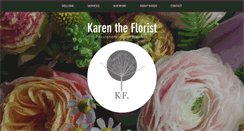 Desktop Screenshot of karentheflorist.com